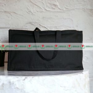 black-canvas-tote-bag