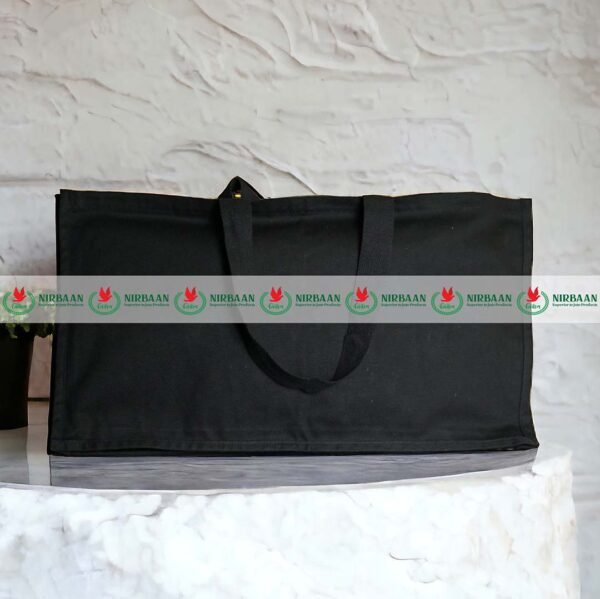 black-canvas-tote-bag